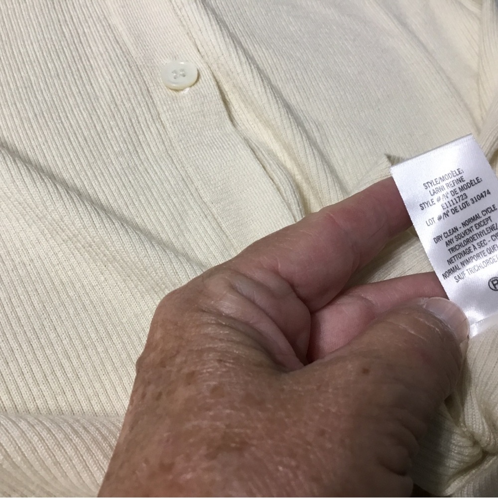Theory Ribbed Cardigan - Picture 6 of 7